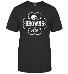 Patrick's Day Shamrock For Cleveland Browns Fans Men's T-Shirt - kambletee