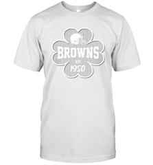 Patrick's Day Shamrock For Cleveland Browns Fans Men's T-Shirt - kambletee