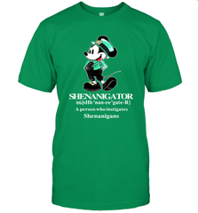 Mickey St Patricks day Shenanigator define Men's T-Shirt - kambletee