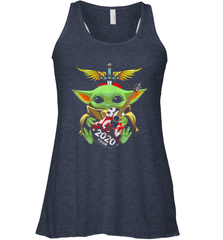 Baby Yoda hug Bon Jovi 2020 Tour Star Wars Racerback Tank - kambletee