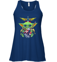 Baby Yoda hug Bon Jovi 2020 Tour Star Wars Racerback Tank - kambletee