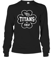 Patrick's Day Shamrock For Tennessee Titans Fans Long Sleeve T-Shirt - kambletee