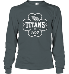 Patrick's Day Shamrock For Tennessee Titans Fans Long Sleeve T-Shirt - kambletee