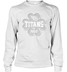 Patrick's Day Shamrock For Tennessee Titans Fans Long Sleeve T-Shirt - kambletee
