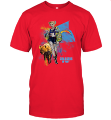 Harley Quinn Los Angeles Chargers Of Prey Men's T-Shirt - kambletee