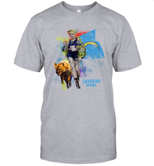 Harley Quinn Los Angeles Chargers Of Prey Men's T-Shirt - kambletee