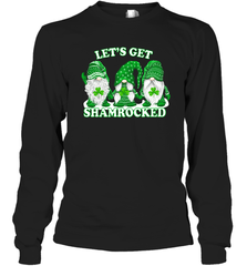 Gnomes let's get shamrocked St. Patrick's day Long Sleeve T-Shirt - kambletee