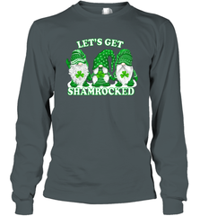 Gnomes let's get shamrocked St. Patrick's day Long Sleeve T-Shirt - kambletee