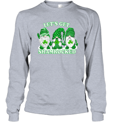 Gnomes let's get shamrocked St. Patrick's day Long Sleeve T-Shirt - kambletee