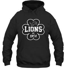 Patrick's Day Shamrock For Detroit Lions Fans Hoodie - kambletee