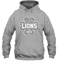 Patrick's Day Shamrock For Detroit Lions Fans Hoodie - kambletee