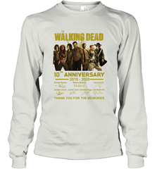 The Walking Dead 10th anniversary 2010 2020 Long Sleeve T-Shirt - kambletee