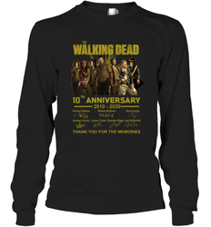 The Walking Dead 10th anniversary 2010 2020 Long Sleeve T-Shirt - kambletee
