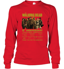 The Walking Dead 10th anniversary 2010 2020 Long Sleeve T-Shirt - kambletee