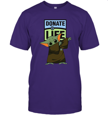 Baby Yoda Dabbing Donate Life T-Shirt - kambletee