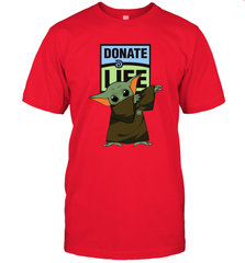 Baby Yoda Dabbing Donate Life T-Shirt - kambletee