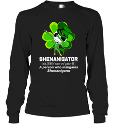 Jack Skellington Shenanigator Patricks Day Long Sleeve T-Shirt - kambletee