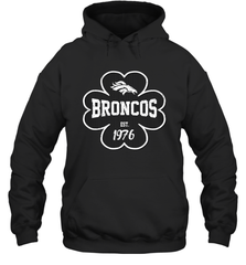 Patrick's Day Shamrock For Denver Broncos Fans Hoodie - kambletee