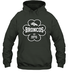 Patrick's Day Shamrock For Denver Broncos Fans Hoodie - kambletee