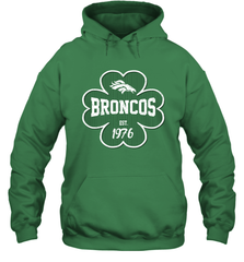 Patrick's Day Shamrock For Denver Broncos Fans Hoodie - kambletee