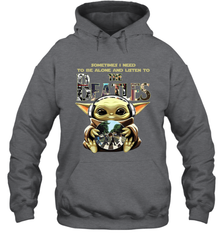 Baby Yoda I Need To Be Alone And Listen To The Beatles Hoodie - kambletee