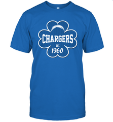 Patrick's Day Shamrock For Los Angeles Chargers Fans Men's T-Shirt - kambletee
