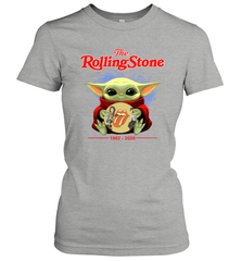 Star Wars Baby Yoda hug The Rolling Stones band 1962 2020 Women's T-Shirt - kambletee