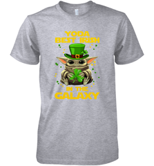Baby Yoda Best Irish In The Galaxy Premium Men's T-Shirt - kambletee