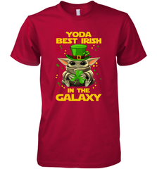 Baby Yoda Best Irish In The Galaxy Premium Men's T-Shirt - kambletee