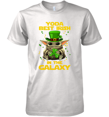 Baby Yoda Best Irish In The Galaxy Premium Men's T-Shirt - kambletee