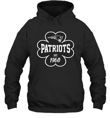Patrick's Day Shamrock For New England Patriots Fans Hoodie - kambletee