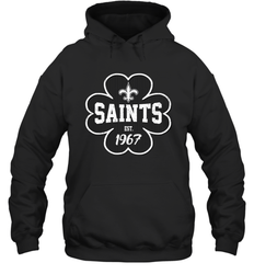 Patrick's Day Shamrock For New Orleans Saints Fans Hoodie - kambletee
