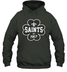 Patrick's Day Shamrock For New Orleans Saints Fans Hoodie - kambletee