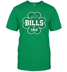 Patrick's Day Shamrock For Buffalo Bills Fans Men's T-Shirt - kambletee