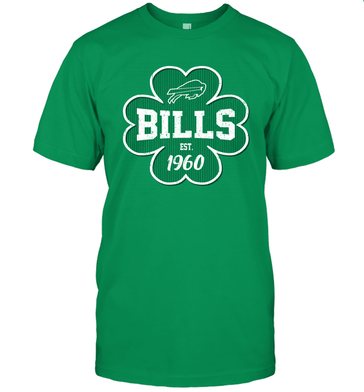 Patrick's Day Shamrock For Buffalo Bills Fans Men's T-Shirt - kambletee