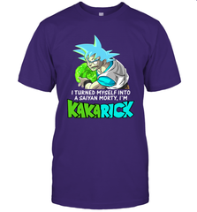 Kakarick I turned myself into a saiyan Rick And Morty T-Shirt - kambletee