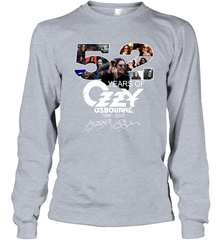 52 Years of Ozzy Osbourne signatures Long Sleeve T-Shirt - kambletee