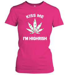 Kiss me I'm highrish Women's T-Shirt - kambletee
