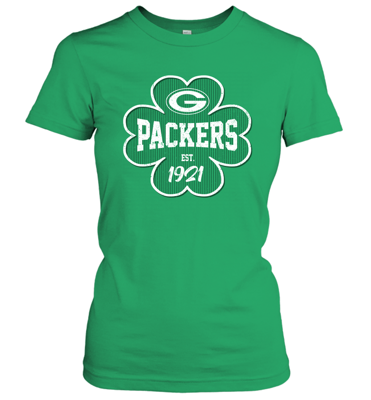 Patrick's Day Shamrock For Green Bay Packers Fans Women's T-Shirt - kambletee
