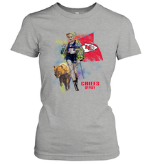 Harley Quinn Kansas City Chiefs Of Prey Women's T-Shirt - kambletee