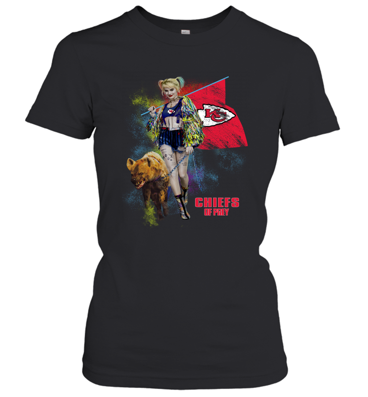 Harley Quinn Kansas City Chiefs Of Prey Women's T-Shirt - kambletee