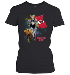 Harley Quinn Kansas City Chiefs Of Prey Women's T-Shirt - kambletee