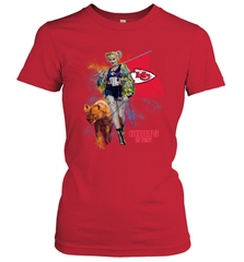 Harley Quinn Kansas City Chiefs Of Prey Women's T-Shirt - kambletee
