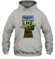 Baby Yoda Dabbing Donate Life Hoodie - kambletee