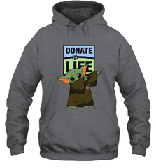 Baby Yoda Dabbing Donate Life Hoodie - kambletee