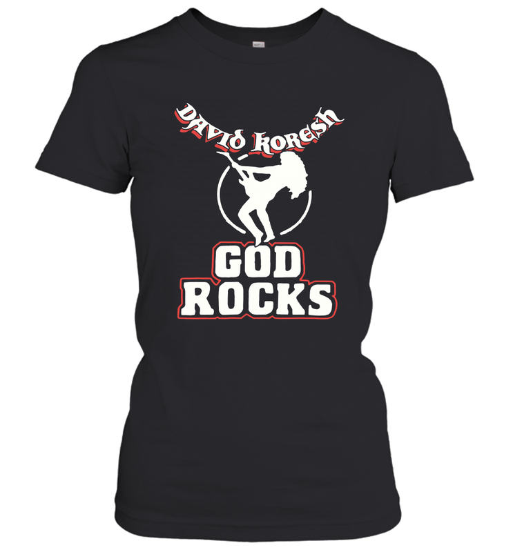 David Koresh God Rocks Women's T-Shirt - kambletee