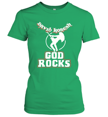 David Koresh God Rocks Women's T-Shirt - kambletee