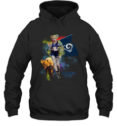 Harley Quinn Los Angeles Rams Of Prey Hoodie - kambletee
