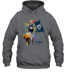 Harley Quinn Los Angeles Rams Of Prey Hoodie - kambletee