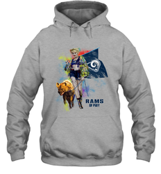 Harley Quinn Los Angeles Rams Of Prey Hoodie - kambletee